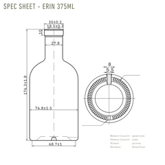 ERIN GLASS BOTTLE